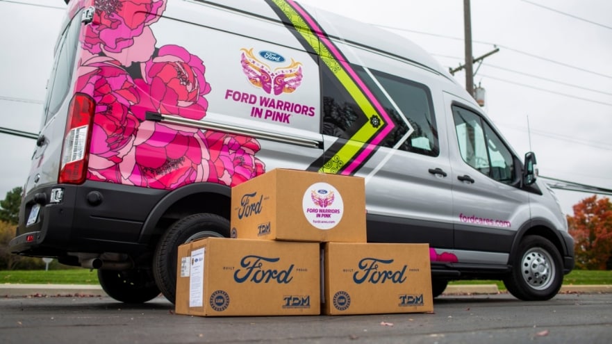 Ford Warriors In Pink Van