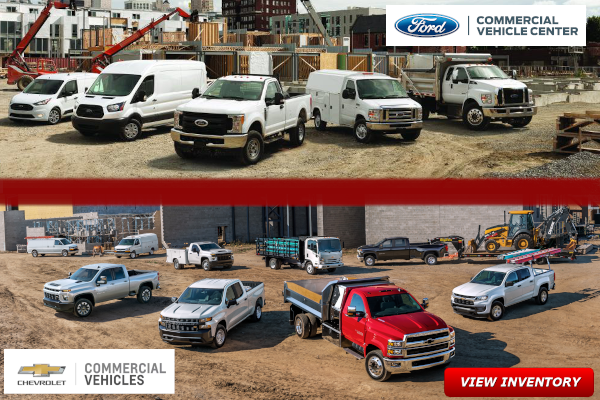 Ford & Chevy Commercial Work Truck Inventory