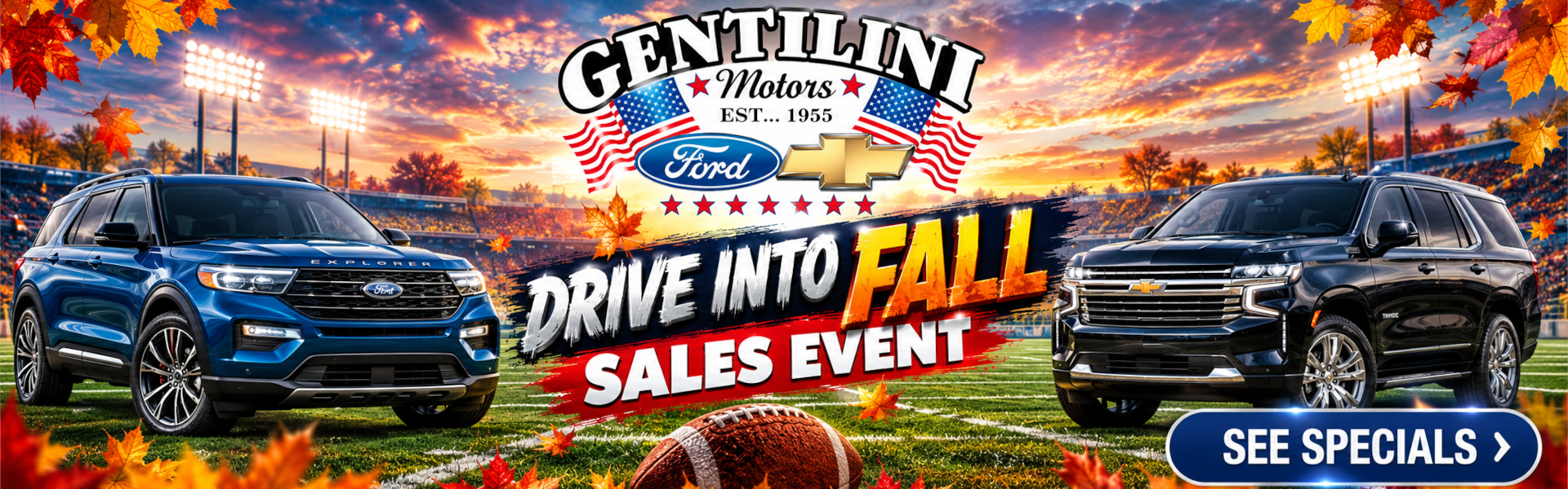 Drive Into Fall Sales Event